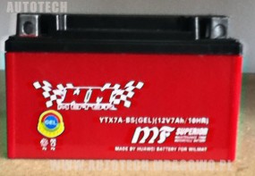  Akumulator motocyklowy (Gel) YTX7A-BS