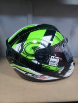  Kask LS2 ROOKIE ACTION BLACK GREEN