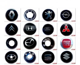  Emblematy na Kołpaki, Znaczki na Kołpaki VW, Ford, Opel, Toyota, BMW, Nissan, Peugeot, Seat, Audi, Mercedes